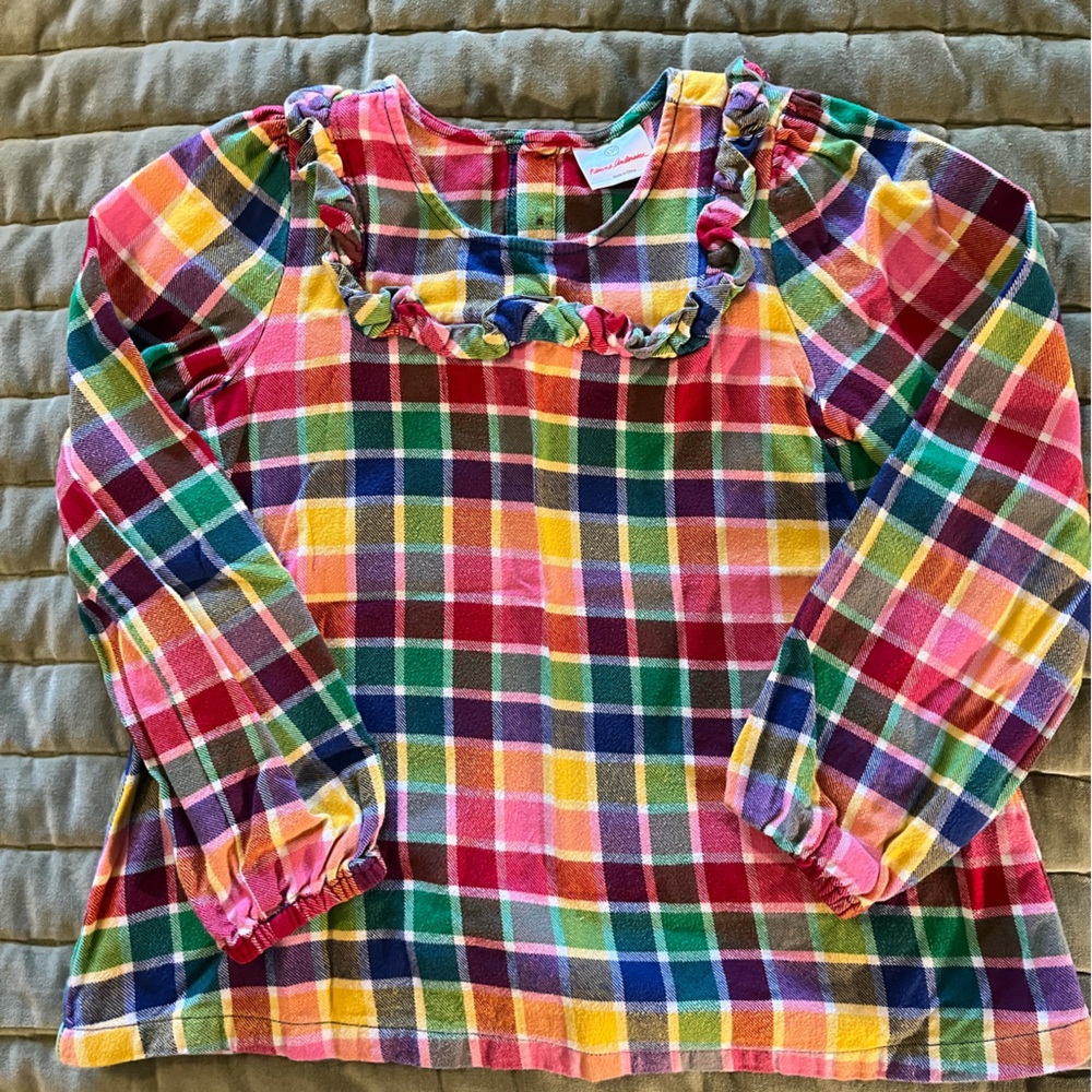 Festive multicolored top